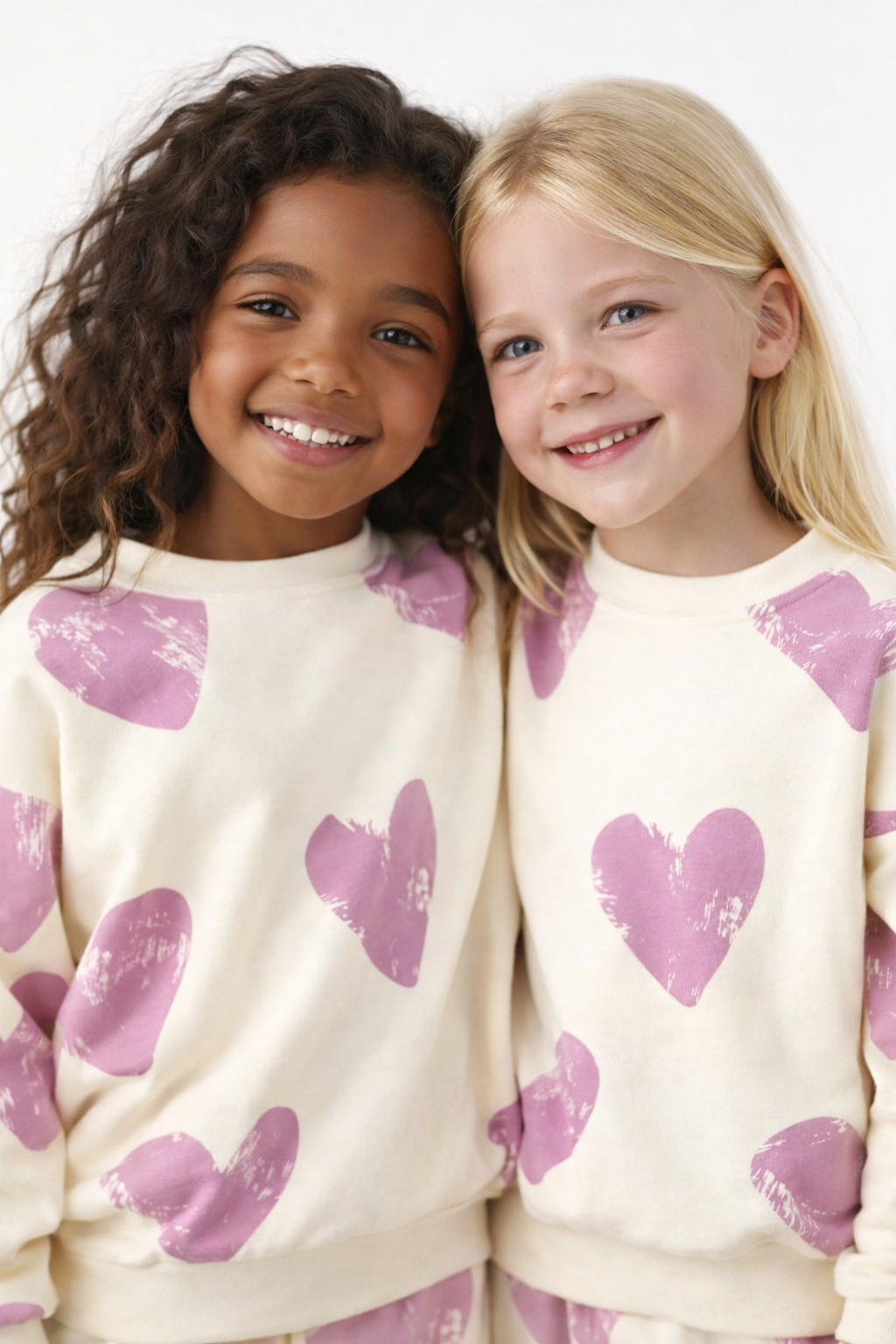 Adorable Comfort Meets Style: The Children's Hearts Pattern Set