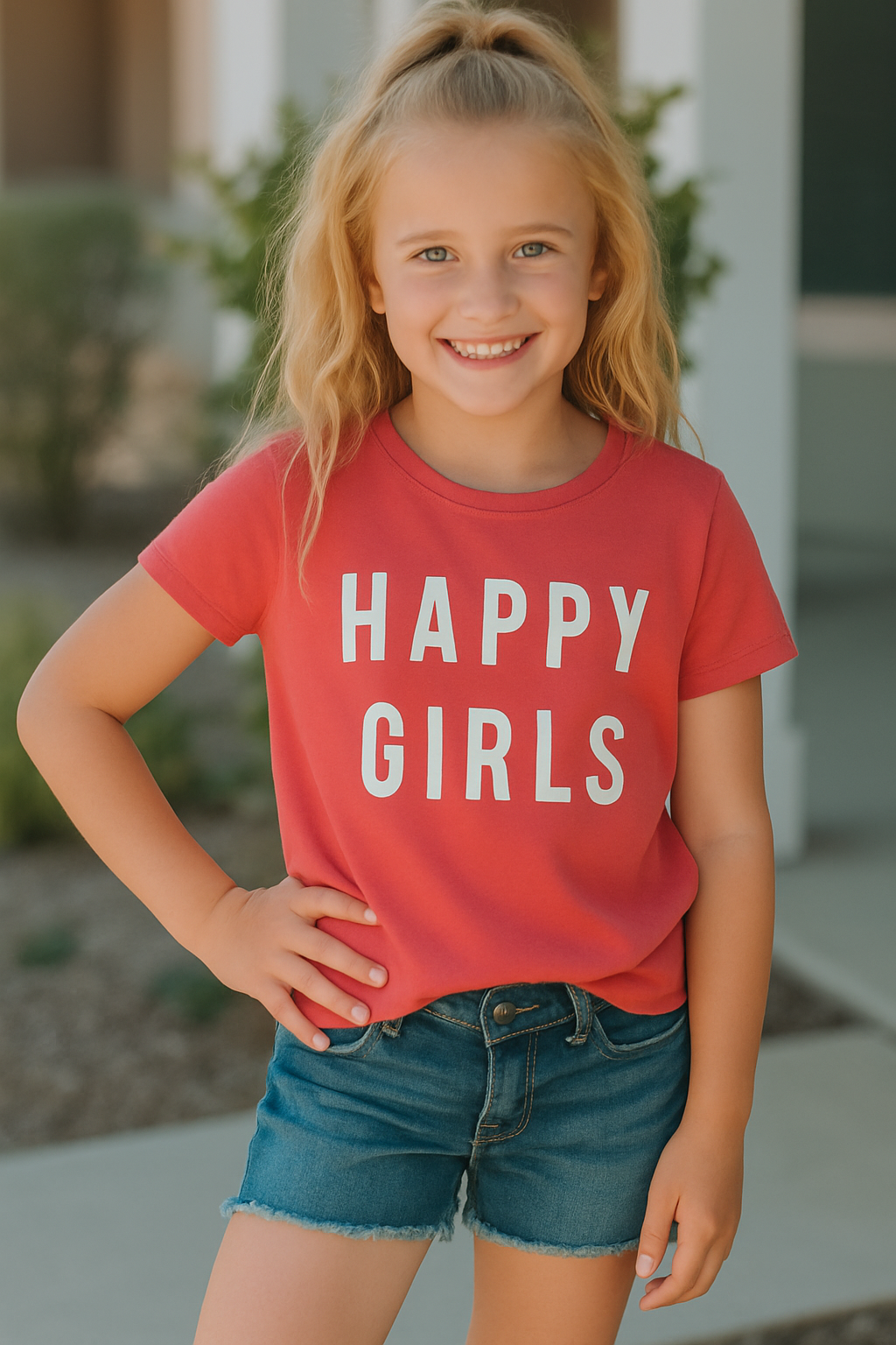 Girls Letter Graphic Short Sleeve T-Shirt: The Perfect Statement Piece