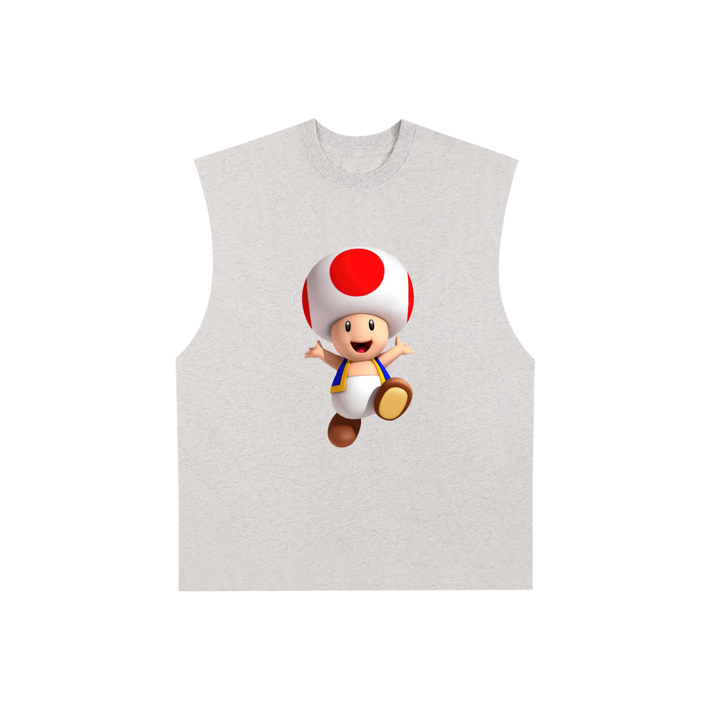 Raw Edge Cotton Tank Top