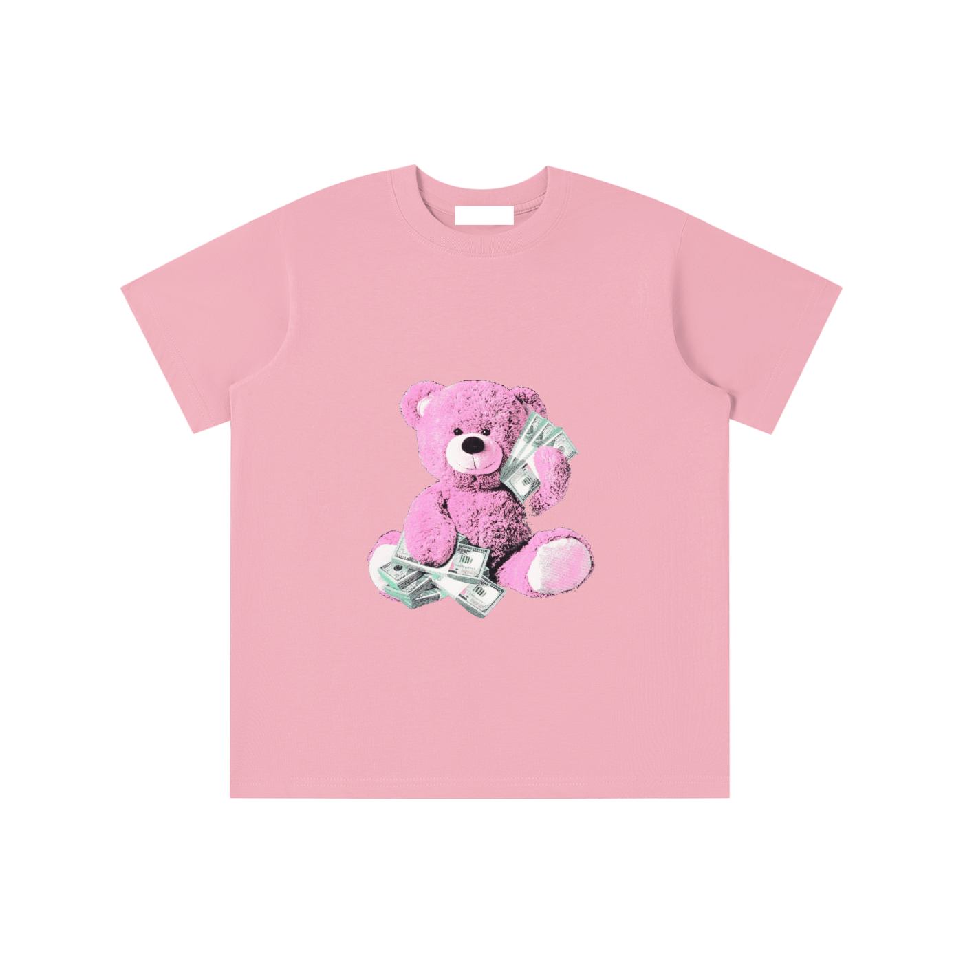 Pink Bear Got Money Rich Kids Shirt
