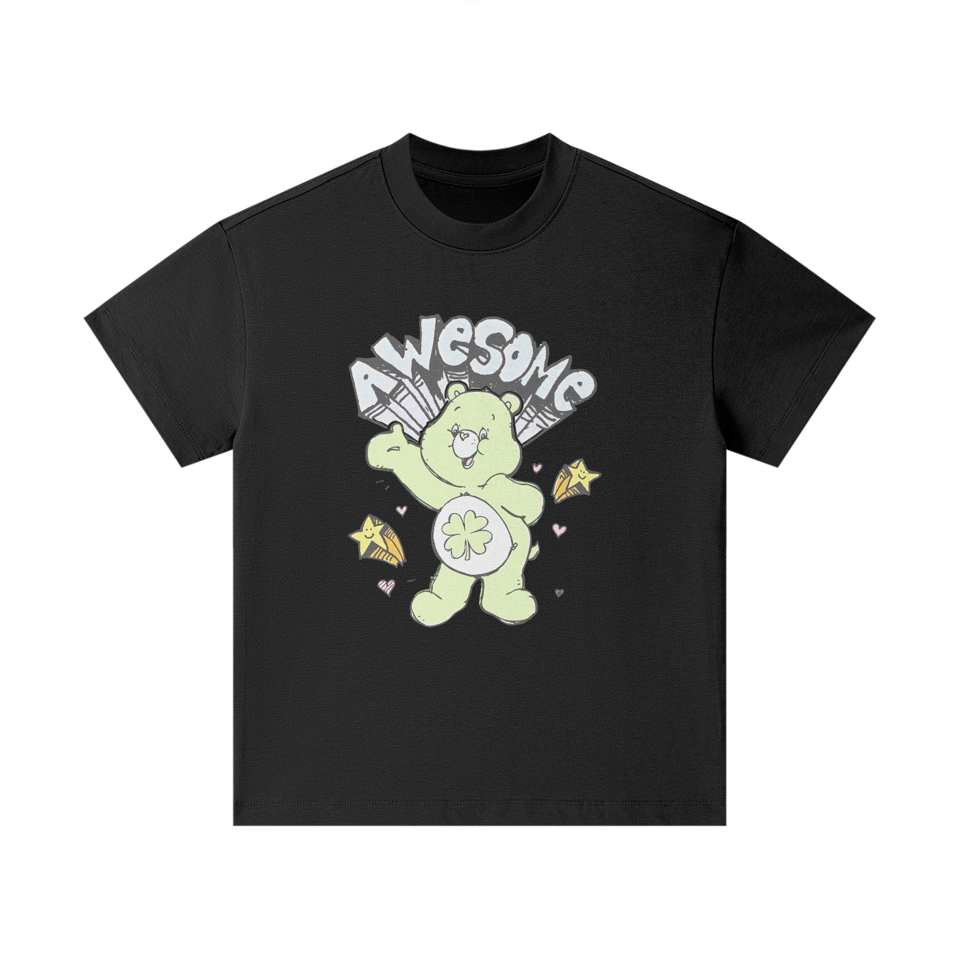 Happy Clover Bear Kids Tee