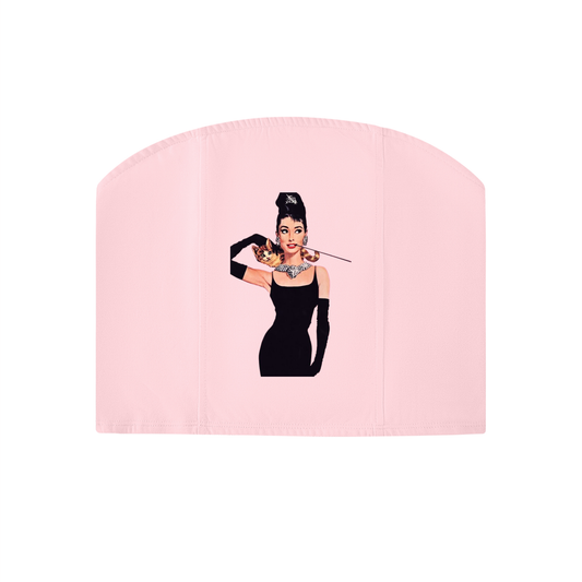 Women's Glamour Cover Hepburn Tube top