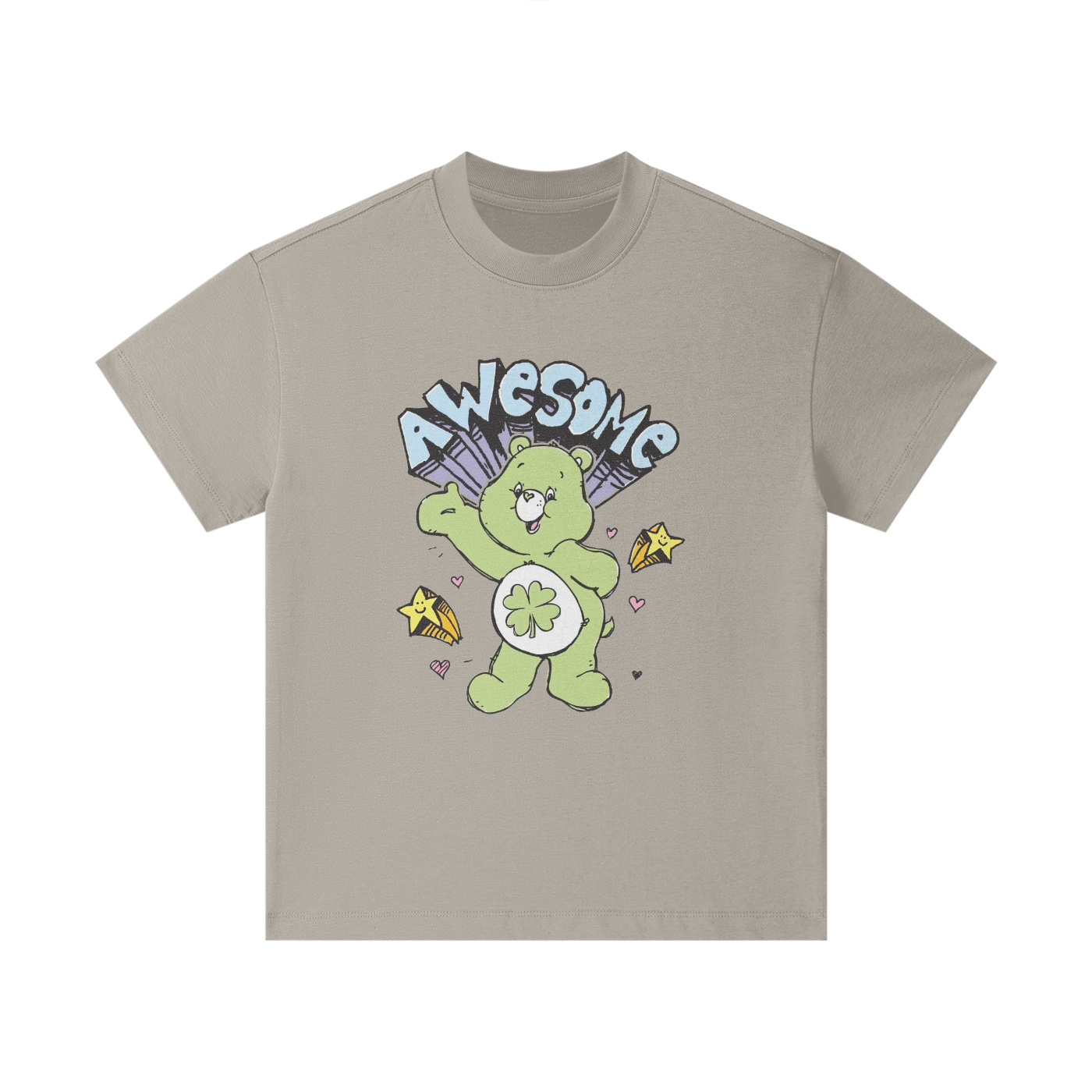 Happy Clover Bear Kids Tee