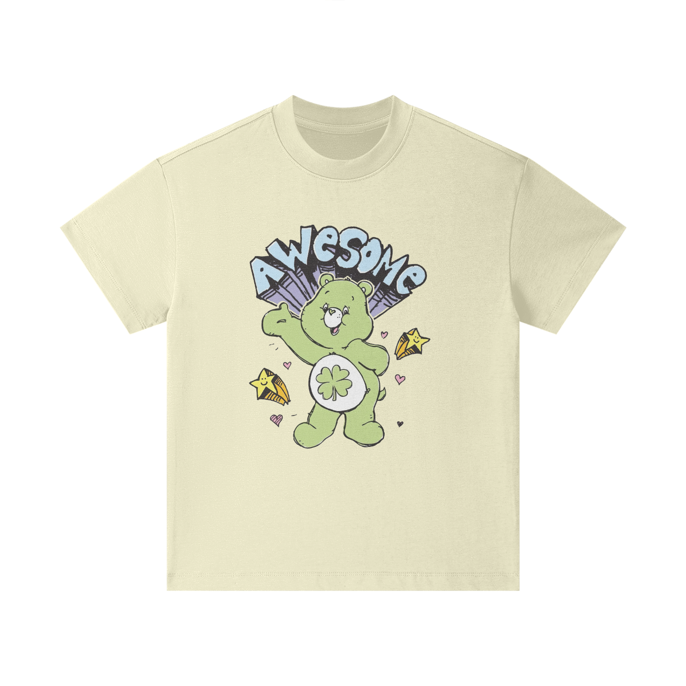 Happy Clover Bear Kids Tee