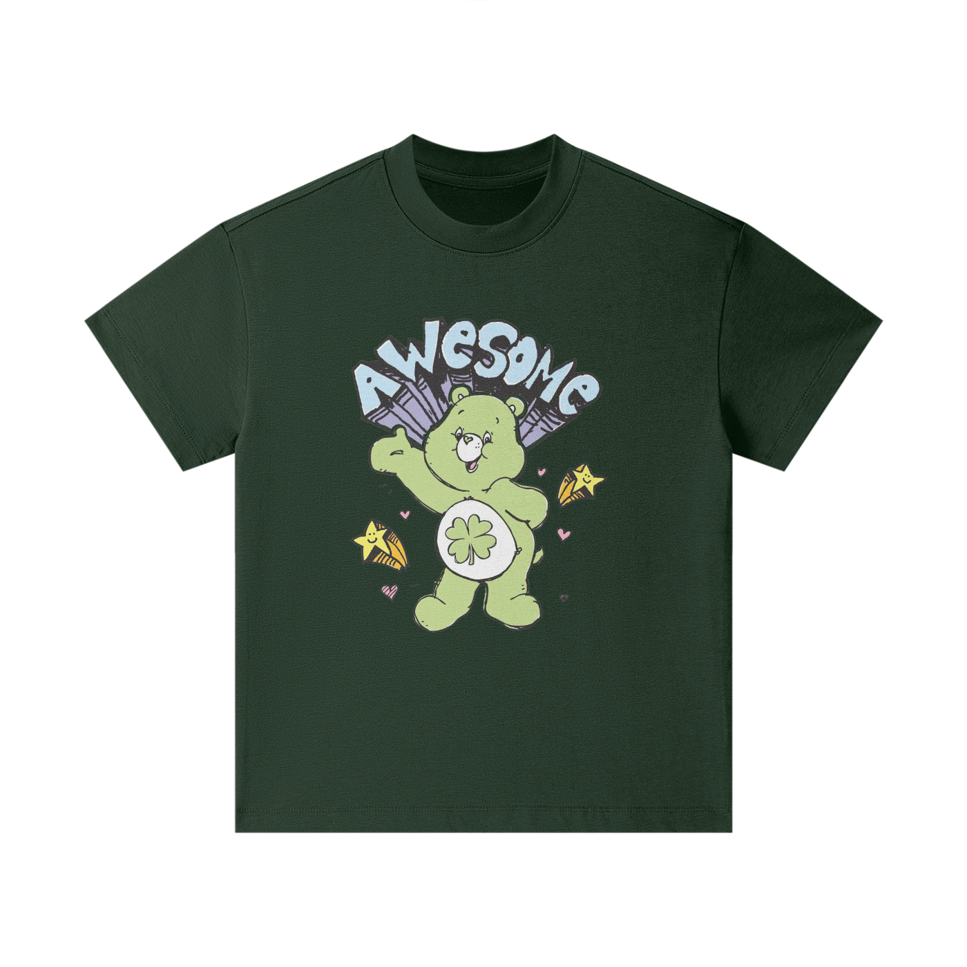Happy Clover Bear Kids Tee