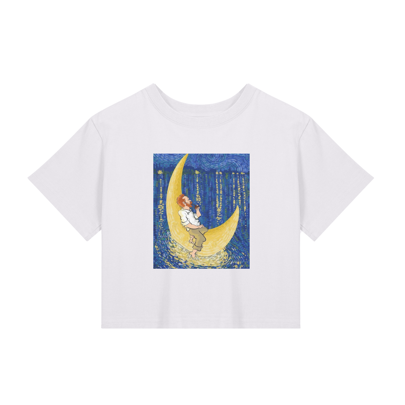 Seamless Cropped Lightweight T-Shirt