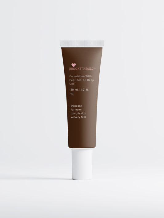Foundation with Peptides, 50 Deep Cool
