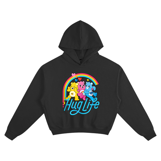 Hug Life | Unisex  Cropped Hoodie
