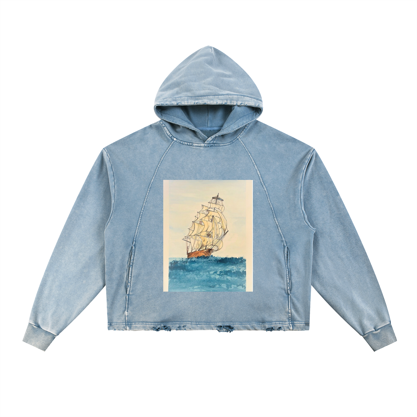 Watercolor Sail Hoodie