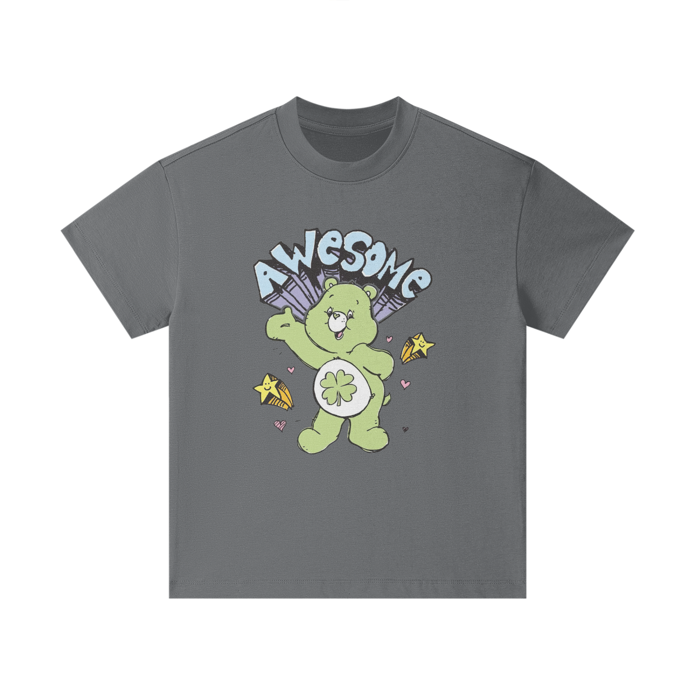 Happy Clover Bear Kids Tee