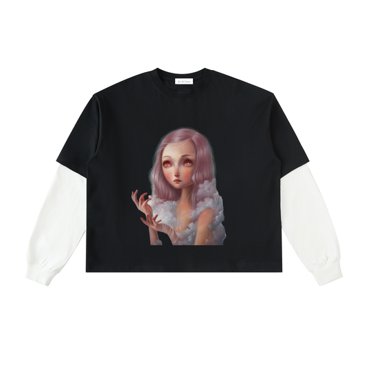 Pink Aura Portrait Tee